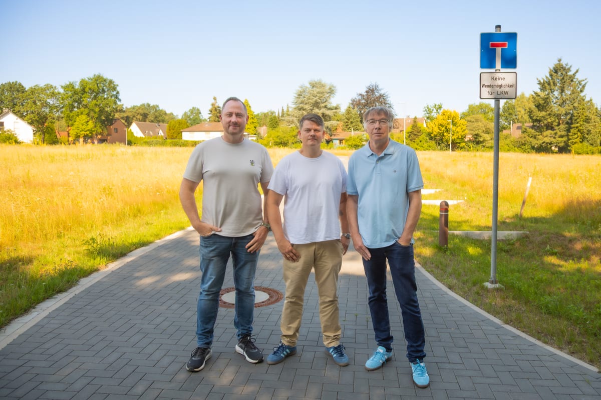 Kandidaten im Baugebiet Poitzen